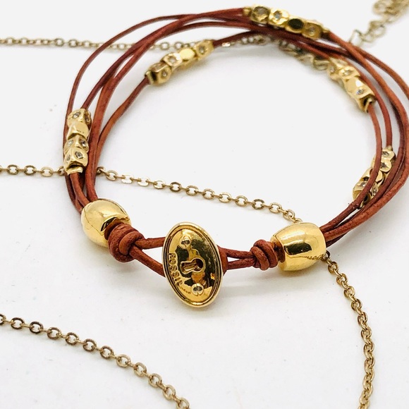 Vintage Fossil Bracelet & Fan Necklace - Picture 7 of 9